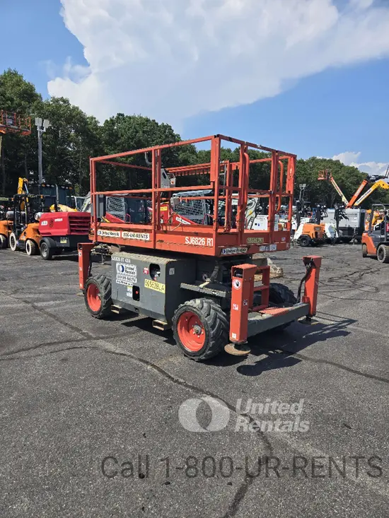 2018 Skyjack SJ6826RT Rough Terrain Scissor Lift