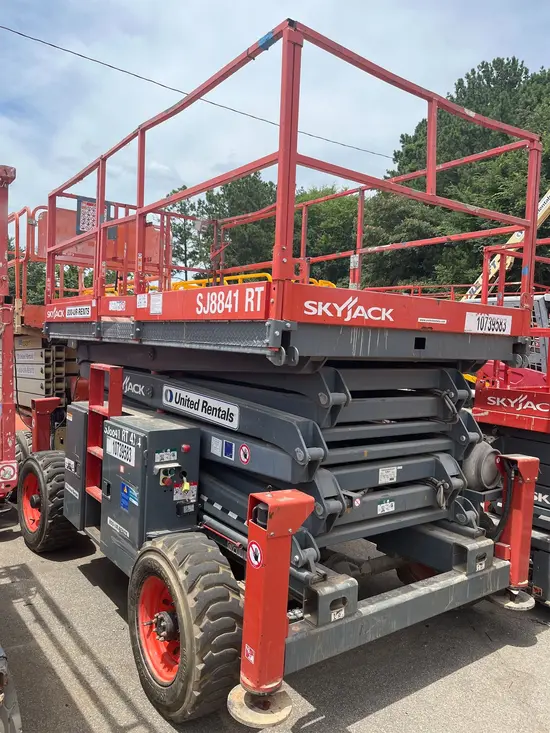 2018 Skyjack SJ8841RT Rough Terrain Scissor Lift