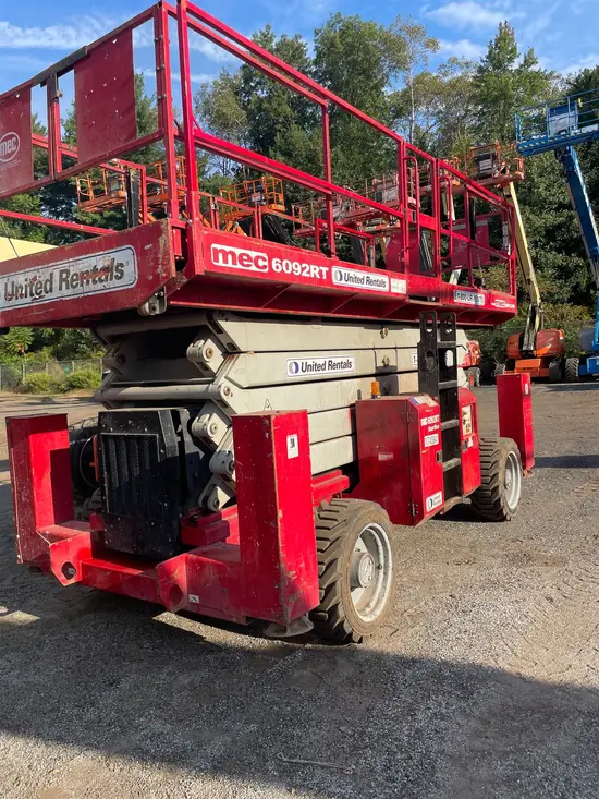 2018 MEC 6092RT Rough Terrain Scissor Lift