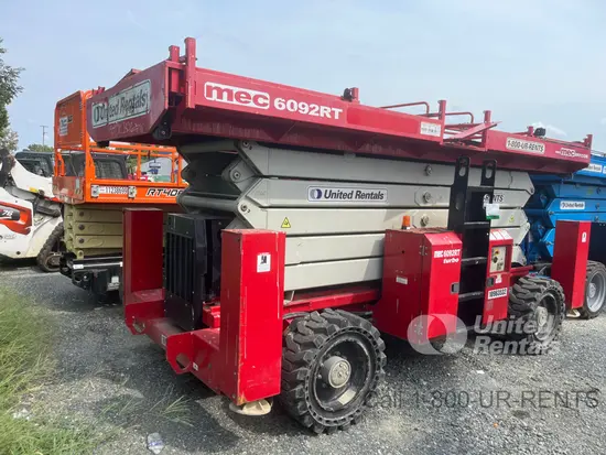 2019 MEC 6092RT Rough Terrain Scissor Lift