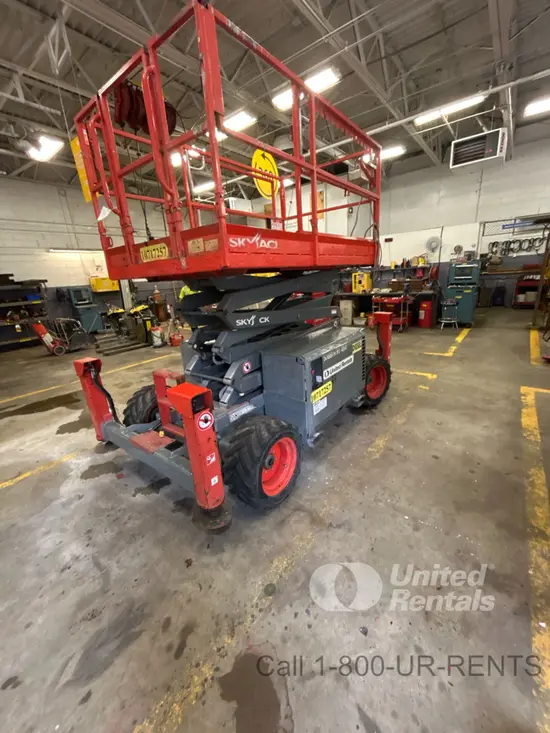 2018 Skyjack SJ6826RT Rough Terrain Scissor Lift