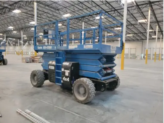 2017 Genie GS-4390 RT Rough Terrain Scissor Lift