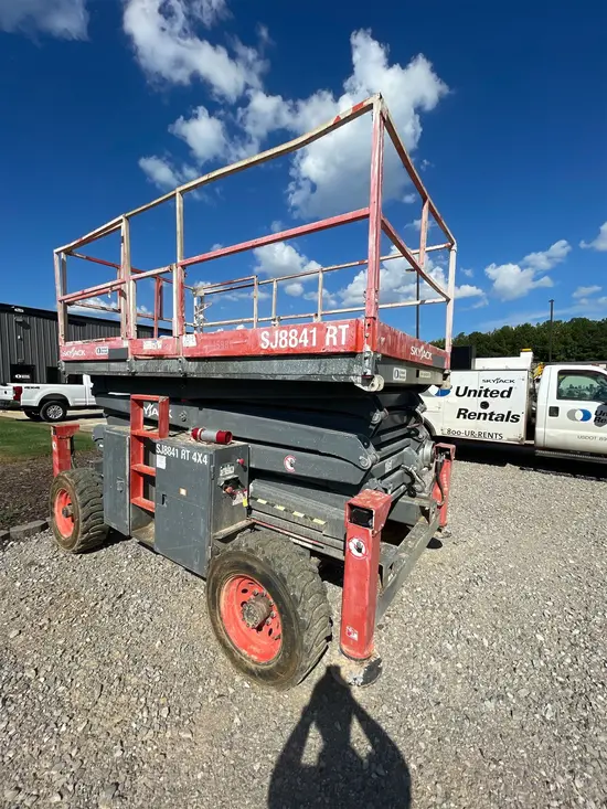 2016 Skyjack SJ8841RT Rough Terrain Scissor Lift