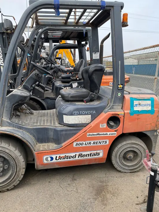2019 Toyota 8FDU30 Warehouse Forklift