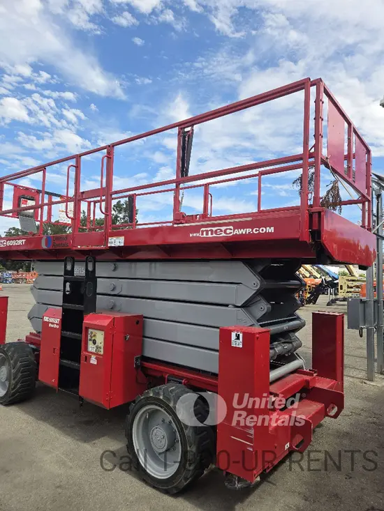 2017 MEC 6092RT Rough Terrain Scissor Lift