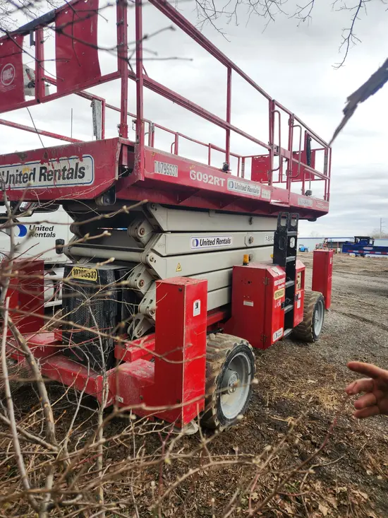 2018 MEC 6092RT Rough Terrain Scissor Lift