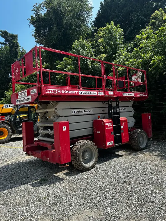 2018 MEC 6092RT Rough Terrain Scissor Lift