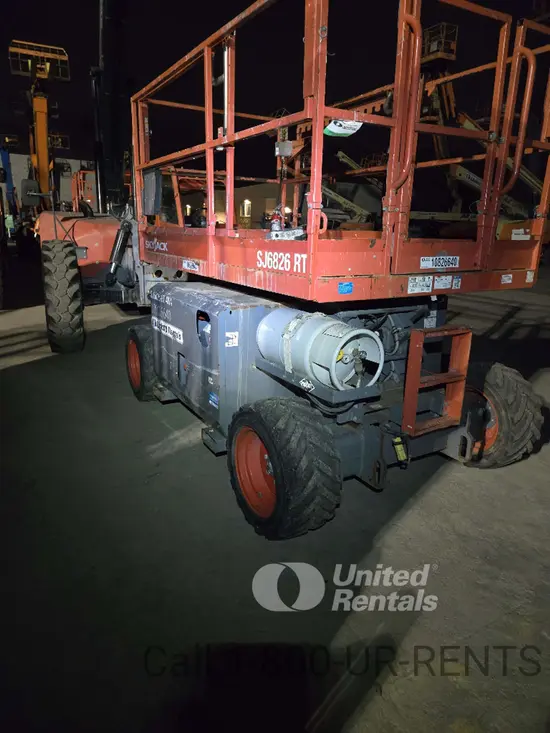 2018 Skyjack SJ6826RT Rough Terrain Scissor Lift