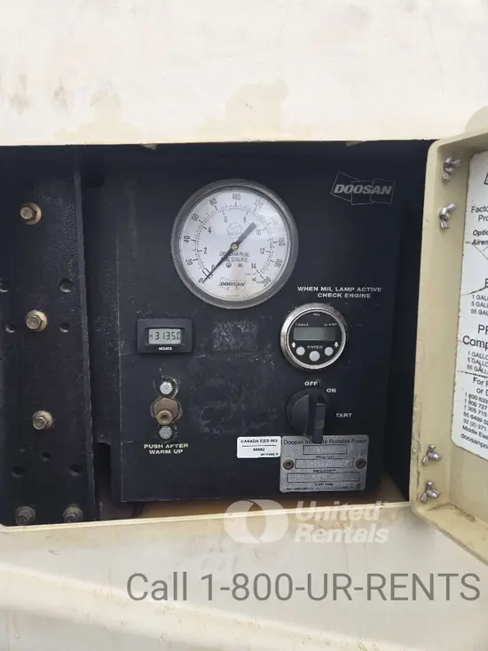 2018 Doosan C185WDZ-T4F Air Compressor