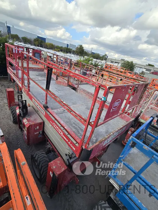 2018 MEC 6092RT Rough Terrain Scissor Lift