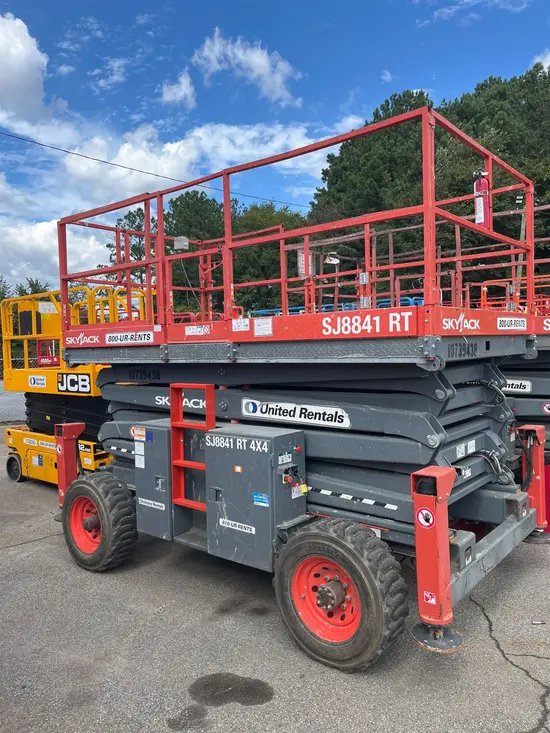 2018 Skyjack SJ8841RT Rough Terrain Scissor Lift