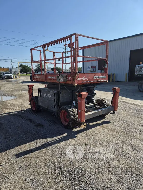 2018 Skyjack SJ6832RT Rough Terrain Scissor Lift