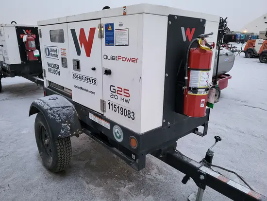 2022 Wacker Neuson G25 T4F Diesel Generator