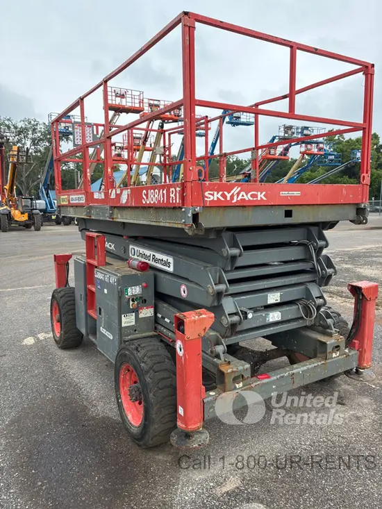 2019 Skyjack SJ8841RT Rough Terrain Scissor Lift