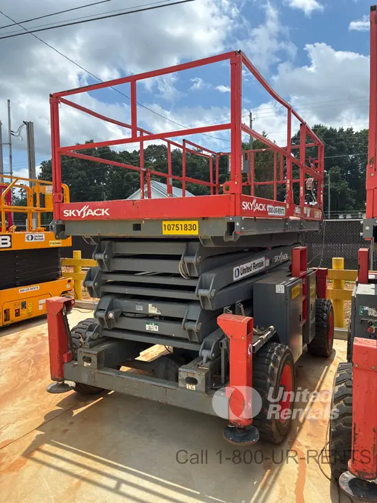 2018 Skyjack SJ8841RT Rough Terrain Scissor Lift