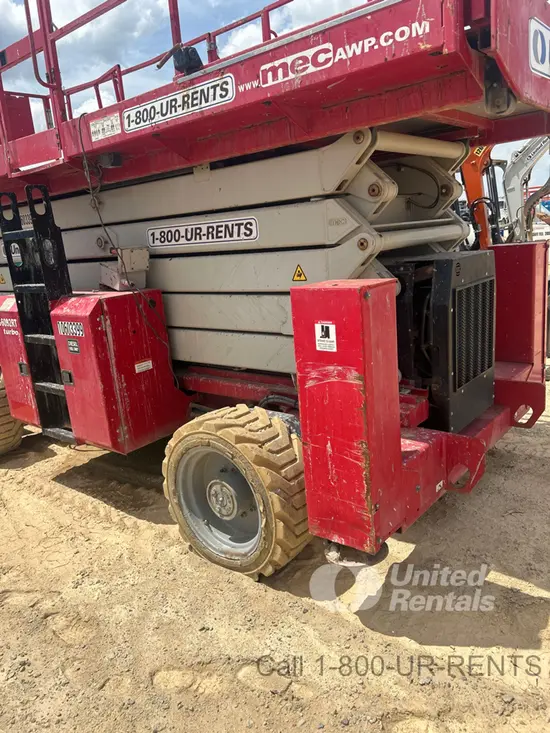 2017 MEC 6092RT Rough Terrain Scissor Lift