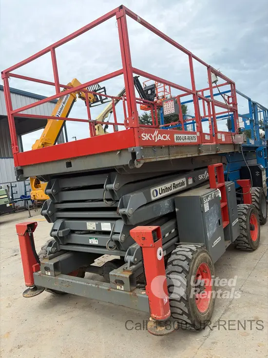 2018 Skyjack SJ8841RT Rough Terrain Scissor Lift