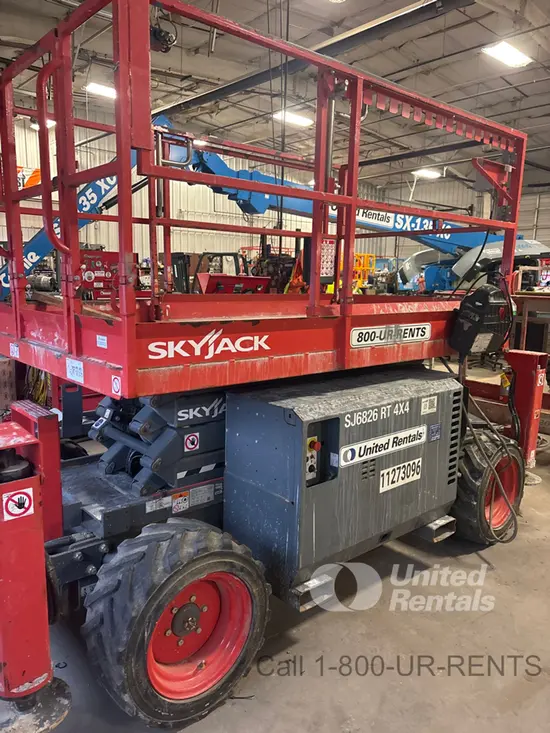 2021 Skyjack SJ6826RT Rough Terrain Scissor Lift