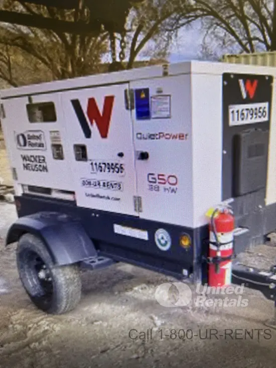 2023 Wacker Neuson G50 T4F Diesel Generator