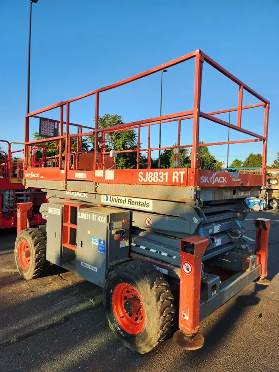 2018 Skyjack SJ8831RT Rough Terrain Scissor Lift