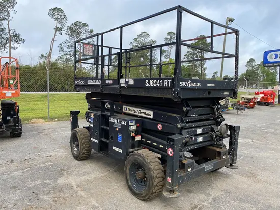 2019 Skyjack SJ8841RT Rough Terrain Scissor Lift