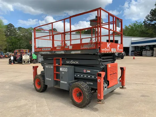 2018 Skyjack SJ8841RT Rough Terrain Scissor Lift