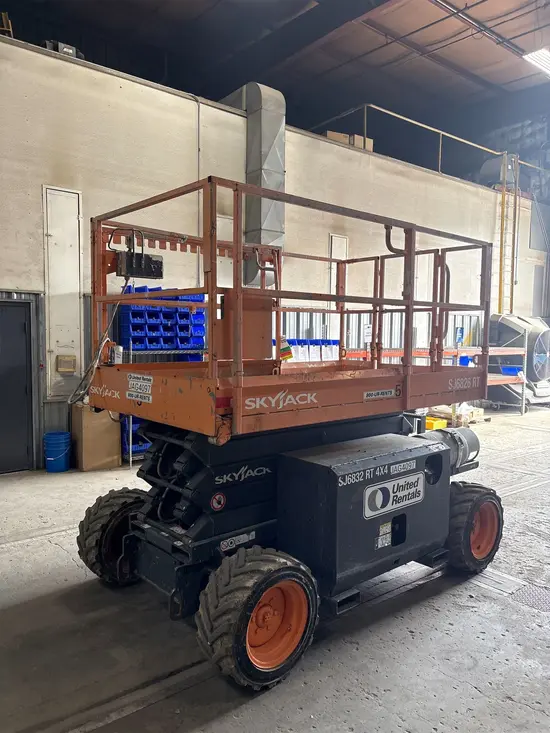 2018 Skyjack SJ6832RT Rough Terrain Scissor Lift