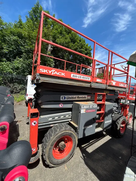 2019 Skyjack SJ8841RT Rough Terrain Scissor Lift