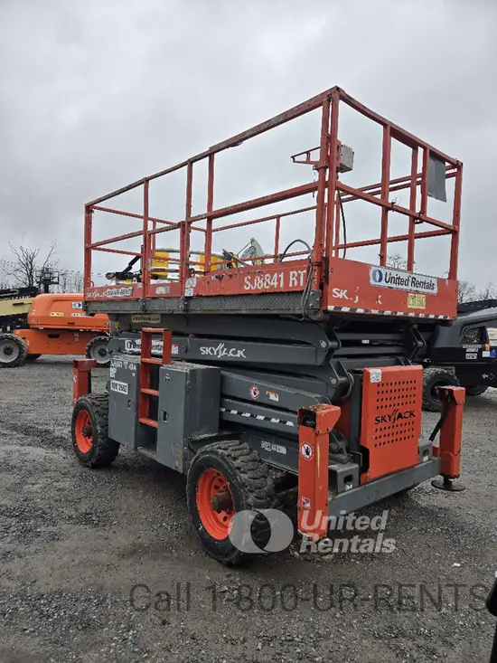 2018 Skyjack SJ8841RT Rough Terrain Scissor Lift