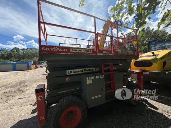 2018 Skyjack SJ8841RT Rough Terrain Scissor Lift