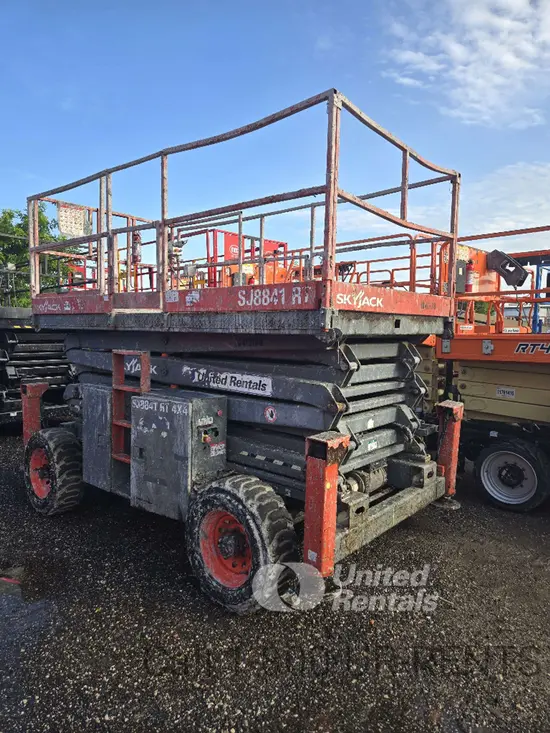 2015 Skyjack SJ8841RT Rough Terrain Scissor Lift