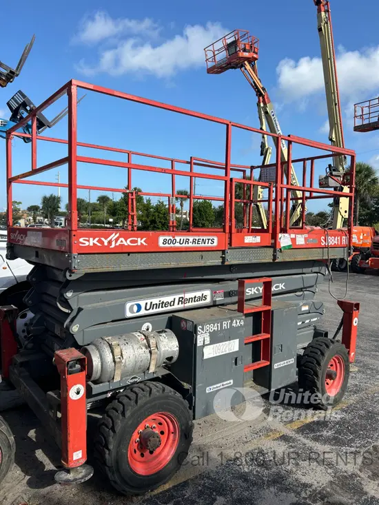 2019 Skyjack SJ8841RT Rough Terrain Scissor Lift