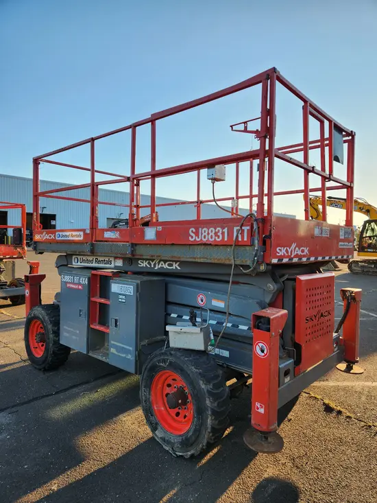2018 Skyjack SJ8831RT Rough Terrain Scissor Lift