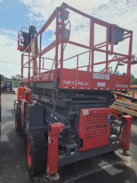 2019 Skyjack SJ8841RT Rough Terrain Scissor Lift