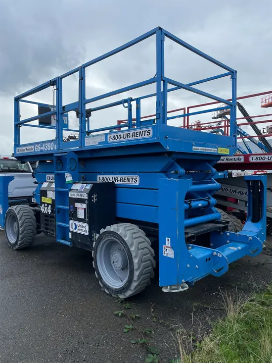 2017 Genie GS-4390 RT Rough Terrain Scissor Lift