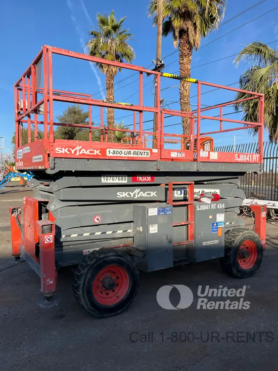 2018 Skyjack SJ8841RT Rough Terrain Scissor Lift