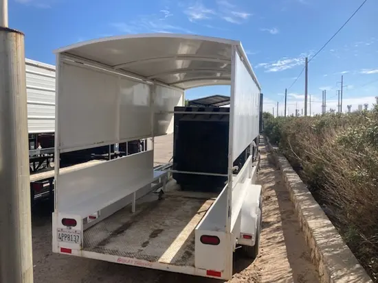 2016 Brock's Trailers 16' COOLING Evaporative Cooling Fan