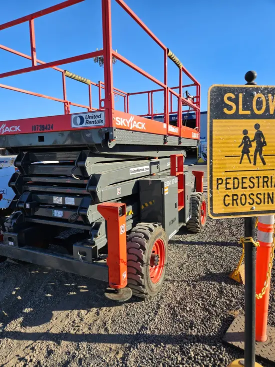 2018 Skyjack SJ8841RT Rough Terrain Scissor Lift