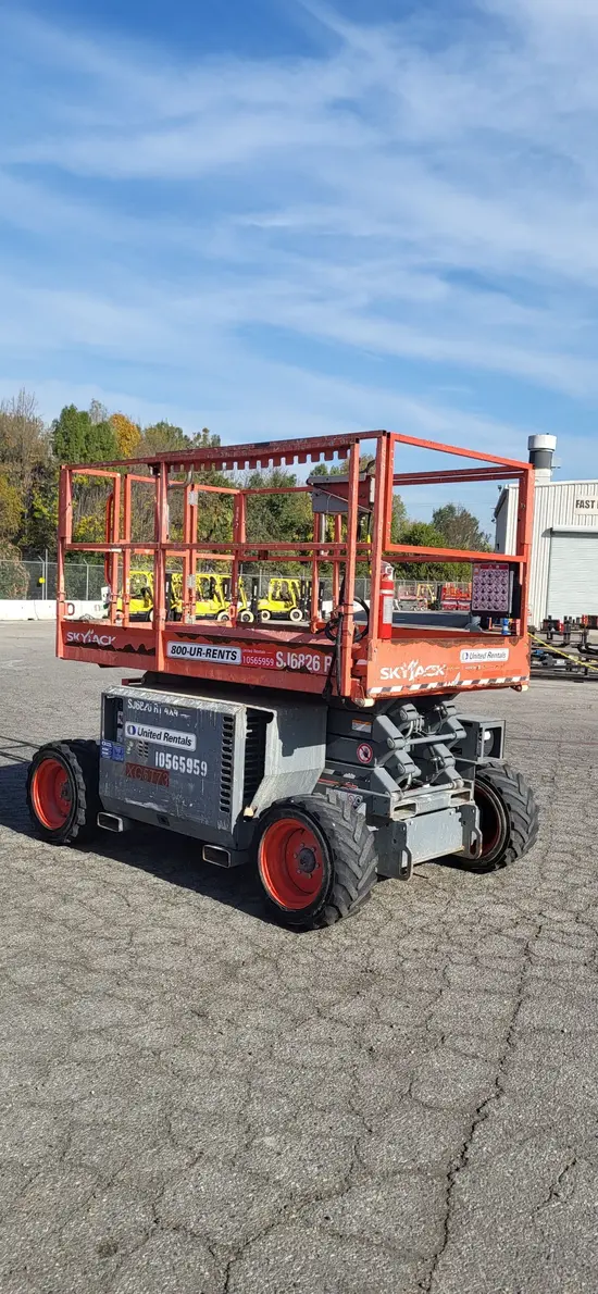 2017 Skyjack SJ6826RT Rough Terrain Scissor Lift