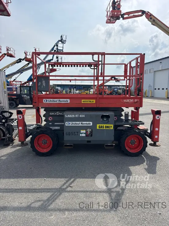 2018 Skyjack SJ6826RT Rough Terrain Scissor Lift