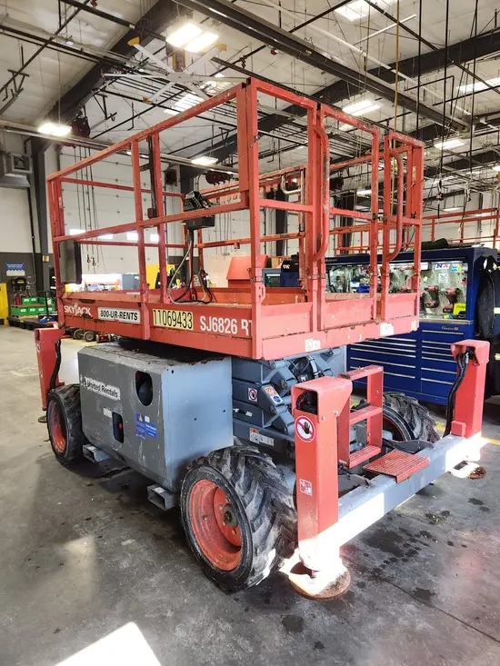 2018 Skyjack SJ6826RT Rough Terrain Scissor Lift