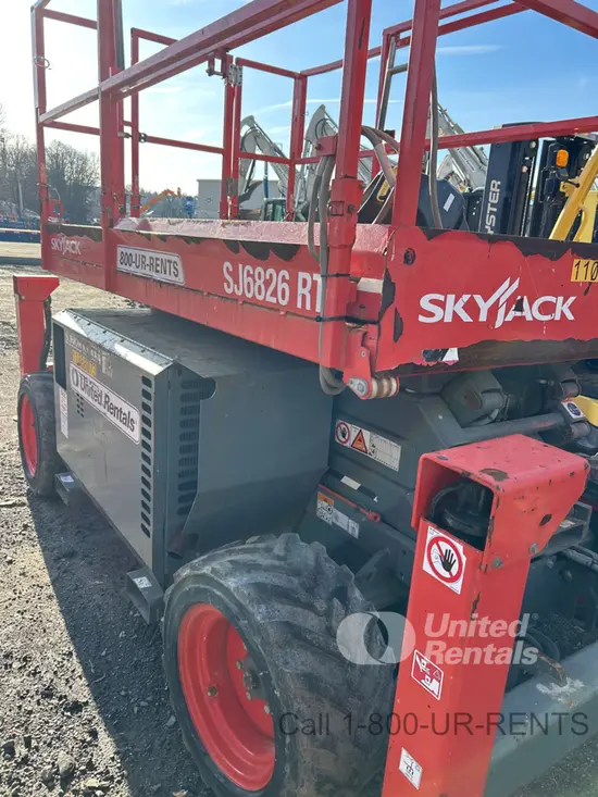 2020 Skyjack SJ6826RT Rough Terrain Scissor Lift