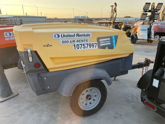 2018 Atlas Copco XAS185KD7 T4F Air Compressor