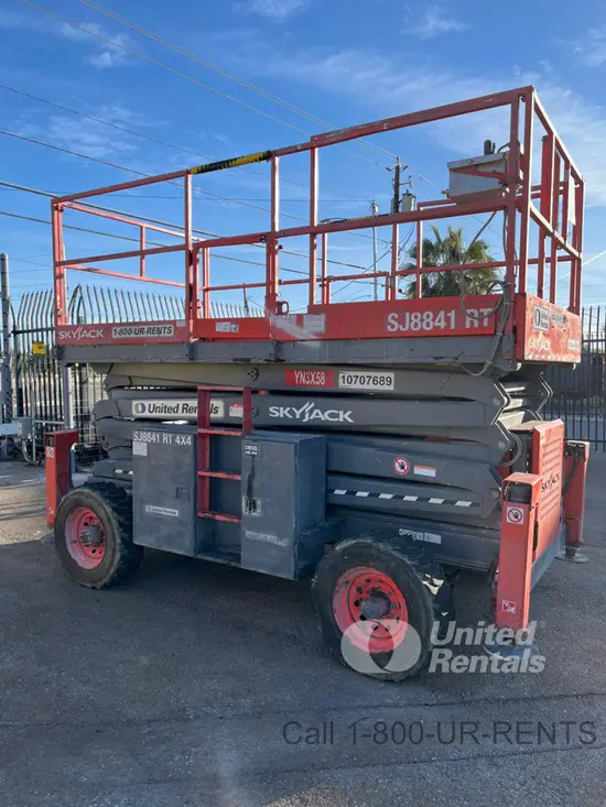 2018 Skyjack SJ8841RT Rough Terrain Scissor Lift