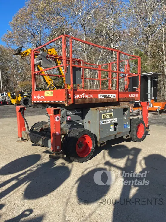 2018 Skyjack SJ6826RT Rough Terrain Scissor Lift