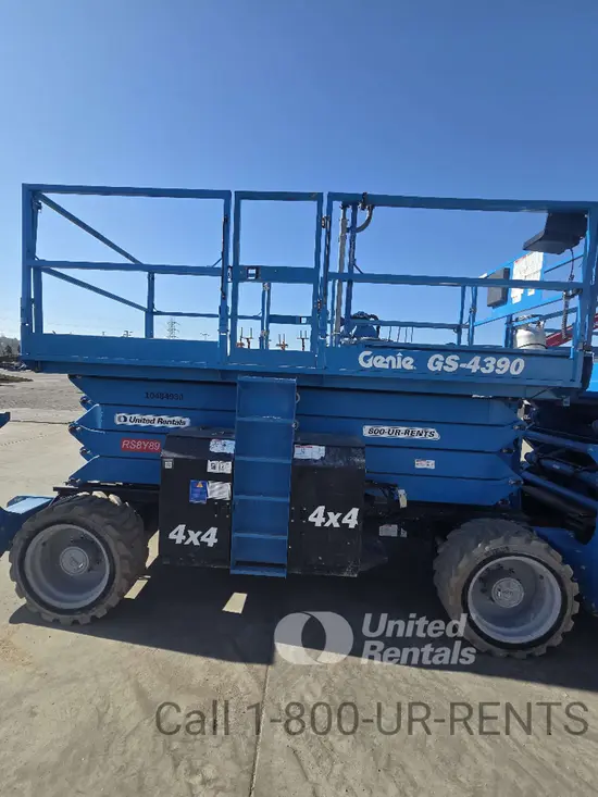 2016 Genie GS-4390 RT Rough Terrain Scissor Lift