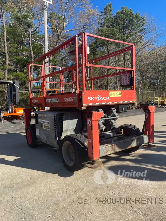 2018 Skyjack SJ6826RT Rough Terrain Scissor Lift