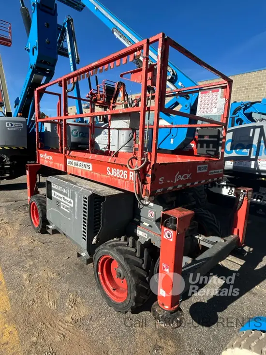 2019 Skyjack SJ6826RT Rough Terrain Scissor Lift