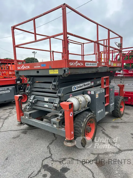 2018 Skyjack SJ8841RT Rough Terrain Scissor Lift