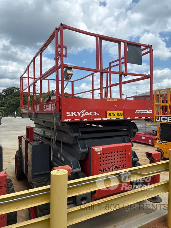 2018 Skyjack SJ8841RT Rough Terrain Scissor Lift